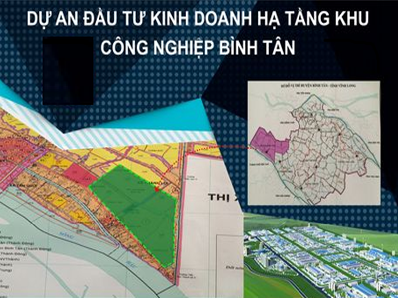 Chủ đầu tư cần chuyển nhượng gấp 1ha đất trong khu công nghiệp (KCN) Bình Tân – Vĩnh Long